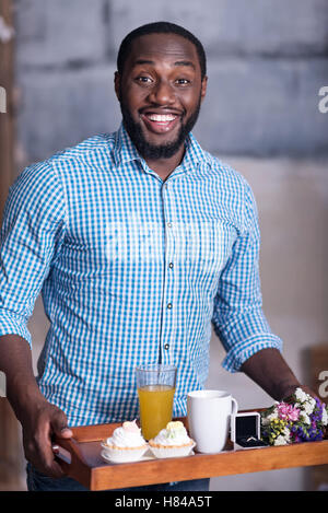 African man preparing for marriage proposal Stock Photo