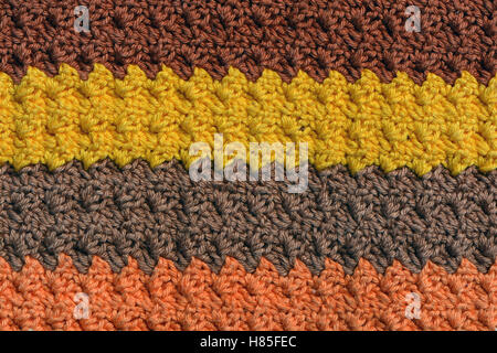 Knitted colorful cloth background and texture Stock Photo