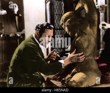 Das Geheimnis des Wachsmuseums, (MYSTERY OF THE WAX MUSEUM) USA 1933 s/w, Regie: Michael Curtiz, LIONEL ATWILL, Key: Bildhauer, Skulptur Stock Photo