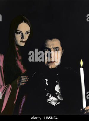 Das Zeichen des Vampirs, (MARK OF THE VAMPIRE) USA 1935, Regie: Tod Browning, CAROL BORLAND, BELA LUGOSI, Stichwort: Kerze Stock Photo