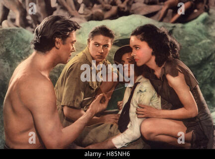 Tarzans Rache, (TARZAN ESCAPES) USA 1936 s/w, Regie: Richard Thorpe, JOHNNY WEISSMÜLLER, WILLIAM HENRY, BENITA HUME, MAUREEN O'SULLIVAN Stock Photo