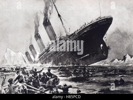 Titanic, (TITANIC) D 1943, Regie: Herbert Selpin, Stichwort: Schiffsuntergang, Seenot, Katastrophe Stock Photo