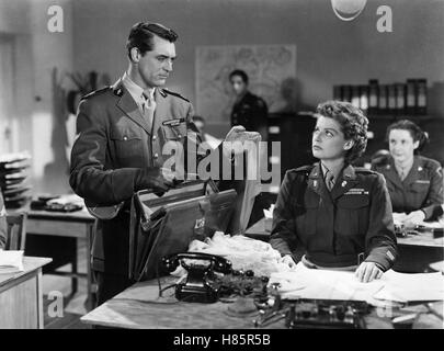 Ich war eine männliche Kriegsbraut, (I WAS A MALE WAR BRIDE) USA 1949, Regie: Howard Hawks, CARY GRANT, ANN SHERIDAN, Stichwort: Büro, Uniform, Strumpf Stock Photo