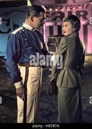 Tod im Nacken, (TO PLEASE A LADY) USA 1950, Regie: Clarence Brown, CLARK GABLE, BARBARA STANWYCK, Stichwort:  Uniform Stock Photo