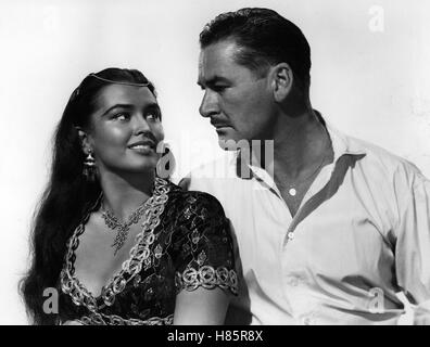 Kim - Geheimdienst in Indien, (KIM) USA 1950, Regie: Victor Saville, LAURETTE LUEZ, ERROL FLYNN, Stichwort: Schmuck Stock Photo