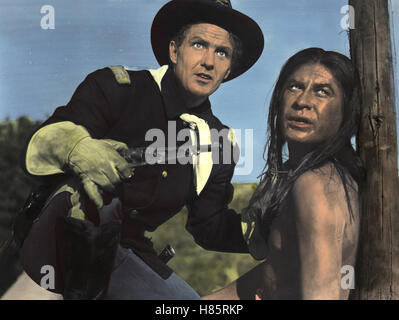 Auf Kriegspfad, (CONQUEST OF COCHISE) USA 1952, Regie: William Castle, ROBERT STACK, JOHN HODIAK, Stichwort: Indianer, Revolver Stock Photo