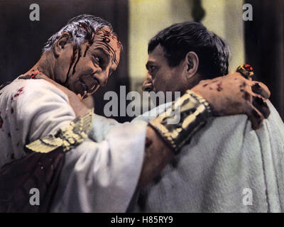 Julius Caesar, (JULIUS CAESAR) USA 1953, Regie: Joseph L. Mankiewicz, LOUIS CALHERN, JAMES MASON, Stichwort:  Blut, Kampf Stock Photo