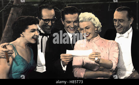 Das blonde Glück, (LUCKY ME) USA 1954, Regie: Jack Donohue, NANCY WALKER, PHIL SILVERS, ROBERT CUMMINGS, DORIS DAY, EDDIE FOY Jr., Stichwort: Brief, Freude Stock Photo