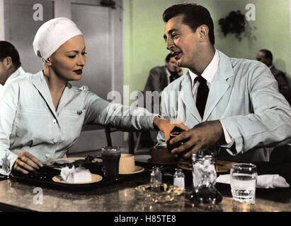 ...und nicht als Fremder, (NOT AS A STRANGER) USA 1955, Regie: Stanley Kramer, OLIVIA DE HAVILLAND, ROBERT MITCHUM, Stichwort:  Krankenschwester Stock Photo