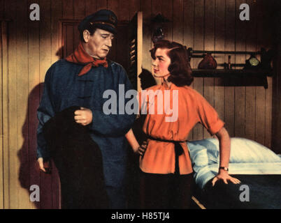 Der gelbe Strom, (BLOOD ALLEY) USA 1955, Regie: William A. Wellman, JOHN WAYNE, LAUREN BACALL Stock Photo