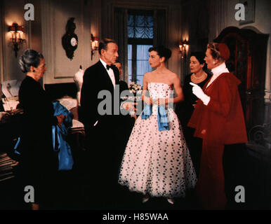 Ein süßer Fratz, (FUNNY FACE) USA 1957, Regie: Stanley Donen, FRED ASTAIRE, AUDREY HEPBURN, KAY THOMPSON Stock Photo