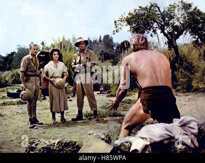 Tarzan, der Herr des Urwalds, (TARZAN, THE APE MAN) USA 1959, Regie: Joseph M. Newman, ROBERT DOUGLAS, JOANNA BARNES, CESARE DANOVA, DENNIS MILLER Stock Photo