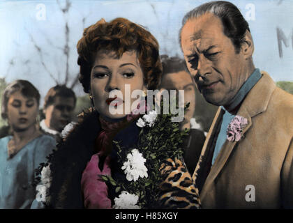 Rendezvous in Madrid, (THE HAPPY THIEVES) USA 1961, Regie: George Marshall, RITA HAYWORTH, REX HARRISON Stock Photo