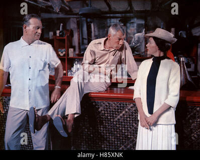 Die Hafenkneipe von Tahiti, (DONOVAN'S REEF) USA 1962, Regie: John Ford, JOHN WAYNE, LEE MARVIN, ELIZABETH ALLEN Stock Photo