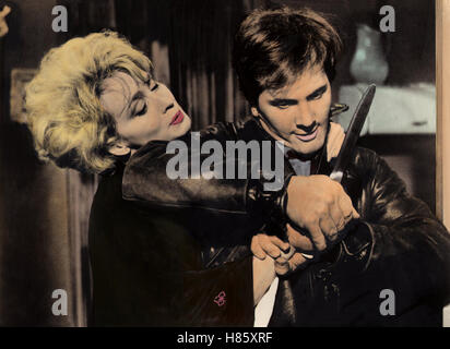 Die Nächte mit Nancy, (THE MAIN ATTRACTION) USA 1962, Regie: Daniel Petrie, MAI ZETTERLING, PAT BOONE, Stichwort: Streit, Messer Stock Photo