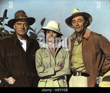 Im Banne der roten Tigerin, (RAMPAGE) USA 1962, Regie: Phil Karlson, JACK HAWKINS, ELSA MARTINELLI + ROBERT MITCHUM Stock Photo