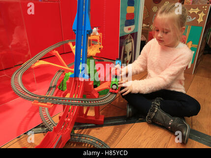 Thomas and Friends Trackmaster Sky-High Bridge Jump on display at the ...