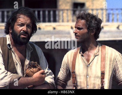 Vier Fäuste für ein Halleluja, (CONTINUAVANO A CHIAMARLO TRINITA) IT 1971, Regie: E. B. Clucher, BUD SPENCER, TERENCE HILL Stock Photo