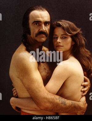 Zardoz, (ZARDOZ) GB 1973, Regie: John Boorman SEAN CONNERY + CHARLOTTE RAMPLING Stock Photo