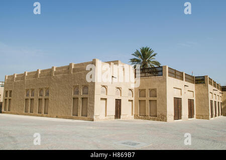 Traditional Arabian architecture Dubai United Arab Emirates Stock Photo
