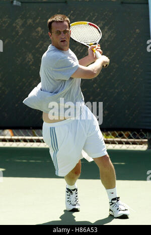 MATTHEW PERRY 1ST CELEBRITY TENNIS CLASSIC BEVERLY HILLS COUNTRY CLUB BEVERLY HILLS LA USA 21 September 2002 Stock Photo