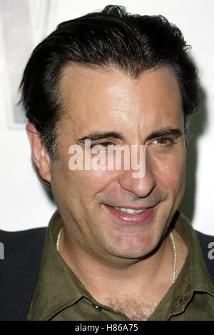 ANDY GARCIA MAN FROM ELYSIAN FIELDS PREM EGYPTIAN THEATRE HOLLYWOOD LOS ANGELES USA 23 September 2002 Stock Photo