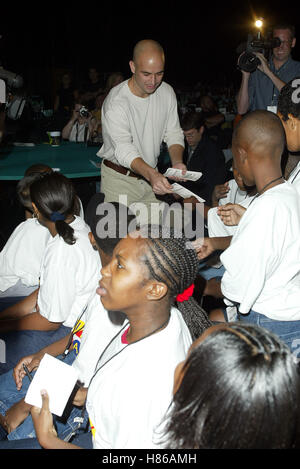 ANDRE AGASSI 7TH ANDRE AGASSI GRAND SLAM FOR CHILDREN PRE SHOW MGM GRAND LAS VEGAS USA 28 September 2002 Stock Photo