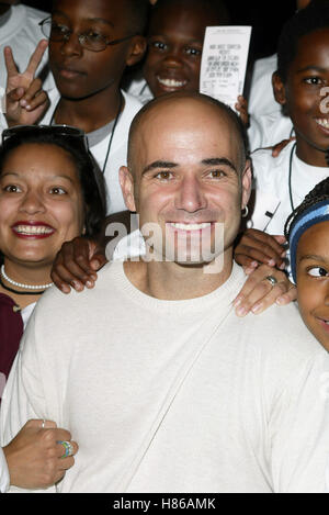 ANDRE AGASSI 7TH ANDRE AGASSI GRAND SLAM FOR CHILDREN PRE SHOW MGM GRAND LAS VEGAS USA 28 September 2002 Stock Photo