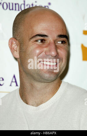 ANDRE AGASSI. 7TH ANDRE AGASSI GRAND SLAM FOR CHILDREN PRE SHOW MGM GRAND LAS VEGAS USA 28 September 2002 Stock Photo