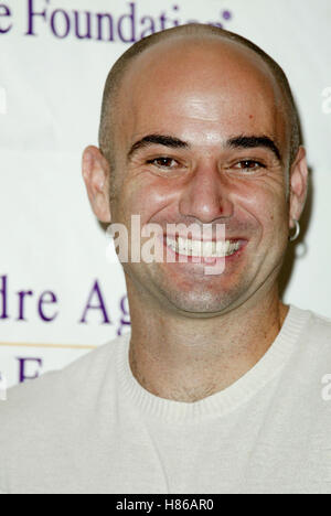 ANDRE AGASSI. 7TH ANDRE AGASSI GRAND SLAM FOR CHILDREN PRE SHOW MGM GRAND LAS VEGAS USA 28 September 2002 Stock Photo