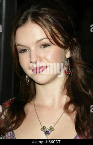 AMBER TAMBLYN THE RING PREMIERE LOS ANGELES WESTWOOD LOS ANGELES USA 09 October 2002 Stock Photo