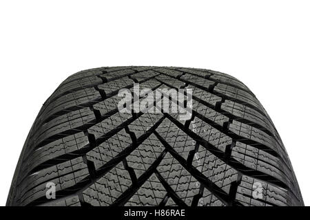 Car tire isolated on white background Stock Photo