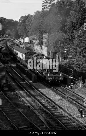 7822 Foxcote Manor on the North Yorkshire Moors Railway.Welsh Steam Gala Stock Photo