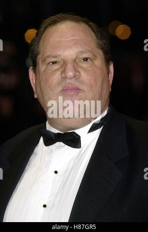 HARVEY WIENSTIEN 56TH BRITISH ACADEMY FILM AWARDS THE ODEON LEICESTER SQ LONDON ENGLAND 23 February 2003 Stock Photo