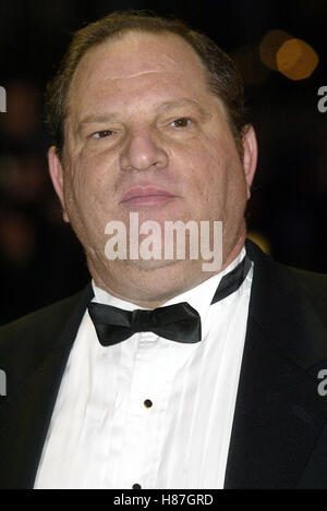 HARVEY WIENSTIEN 56TH BRITISH ACADEMY FILM AWARDS THE ODEON LEICESTER SQ LONDON ENGLAND 23 February 2003 Stock Photo