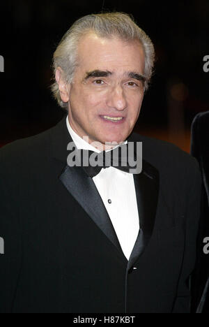 MARTIN SCORSESE 56TH BRITISH ACADEMY FILM AWARDS THE ODEON LEICESTER SQ LONDON ENGLAND 23 February 2003 Stock Photo