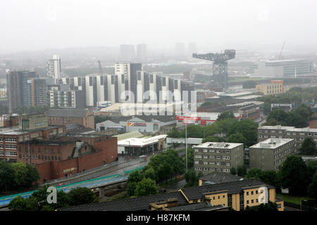 Glasgow Sky line Stock Photo