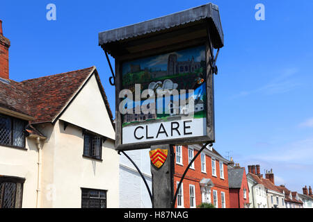 Clare Village Suffolk England Uk Gb Stock Photo: 39033387 - Alamy