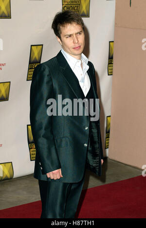 SAM ROCKWELL 8TH CRITICS CHOICE AWARDS LOS ANGELES BEVERLY HILLS HOTEL BEVERLY HILLS LA USA 17 January 2003 Stock Photo