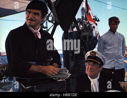 Abenteuer auf der Lucky Lady, (LUCKY LADY, Regie: Stanley Donen, BURT REYNOLDS (li) Stock Photo