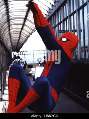 Spiderman schlägt zurück, (SPIDER MAN STRIKES BACK) TVM USA 1978, Regie: Ron Satlof, NICHOLAS HAMMOND, Stichwort: Maskierter, Klettern Stock Photo