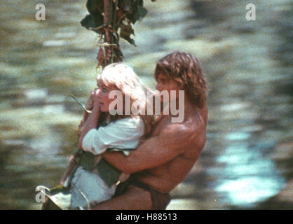 Tarzan, Herr des Urwalds, (TARZAN THE APE MAN) USA 1981 Regie: John Derek MILES O'KEEFE, BO DEREK, Stichwort: Liane, Wasser Stock Photo