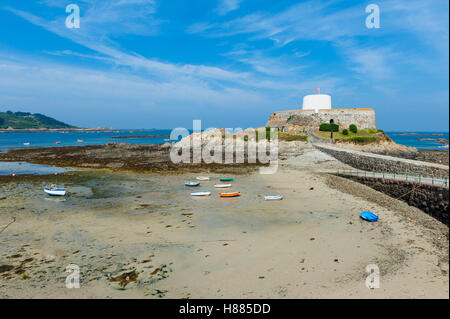 Fort Grey Guernsey Stock Photo