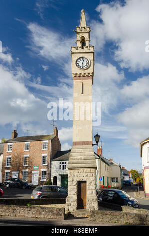 The old clock tower in Newnham on Severn, Gloucestershire Stock Photo