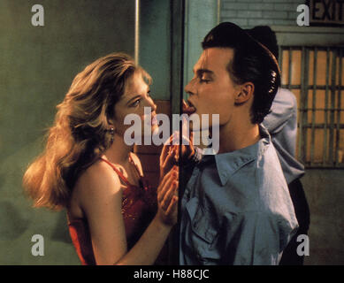 Original Film Title: CRY-BABY. English Title: CRY-BABY. Film Director: JOHN  WATERS. Year: 1990. Stars: JOHNNY DEPP. Credit: UNIVERSAL PICTURES / Album  Stock Photo - Alamy