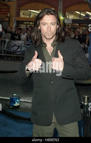 HUGH JACKMAN X2: X-MEN UNITED GRAUMANS CHINESE THEATRE HOLLYWOOD LOS ANGELES USA 28 April 2003 Stock Photo