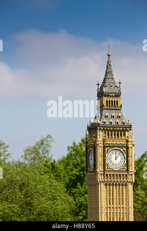 Model of Big Ben in London at Legoland, Windsor, England, UK Stock Photo