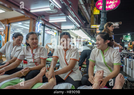 Khao San Road in Bangkok, Thailand Stock Photo