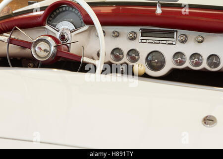 Detail of 1954 Chevrolet Corvette C1 Stock Photo