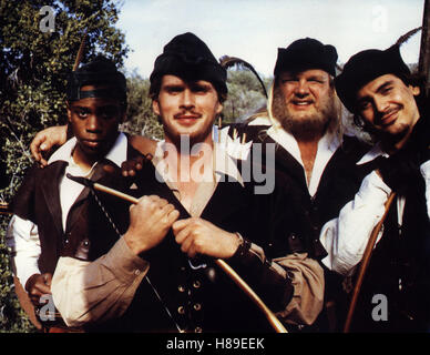 Robin Hood: Helden in Strumpfhosen, (ROBIN HOOD - MEN IN TIGHTS) USA 1993, Regie: Mel Brooks, CARY ELWES (mi), Stichwort: Bogen, Hut Stock Photo